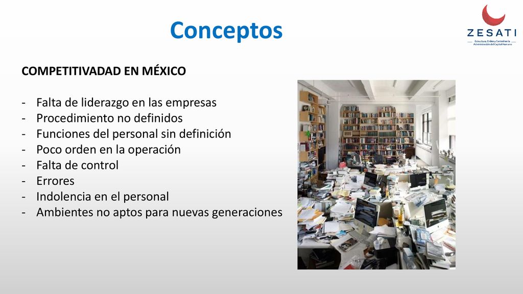 Conceptos COMPETITIVADAD EN MÉXICO Falta de liderazgo en las empresas