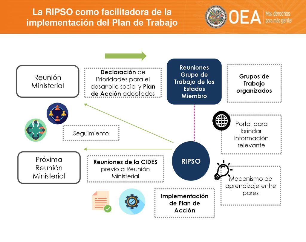 La RIPSO como facilitadora de la implementación del Plan de Trabajo