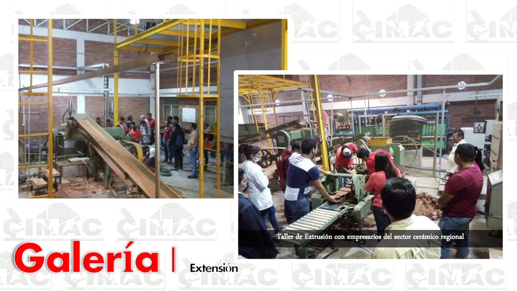 Taller de Extrusión con empresarios del sector cerámico regional