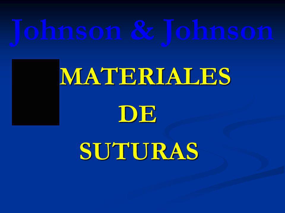 Johnson & Johnson MATERIALES DE SUTURAS