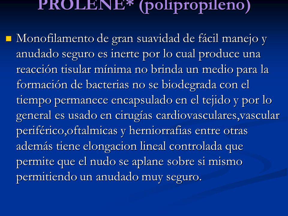 PROLENE* (polipropileno)
