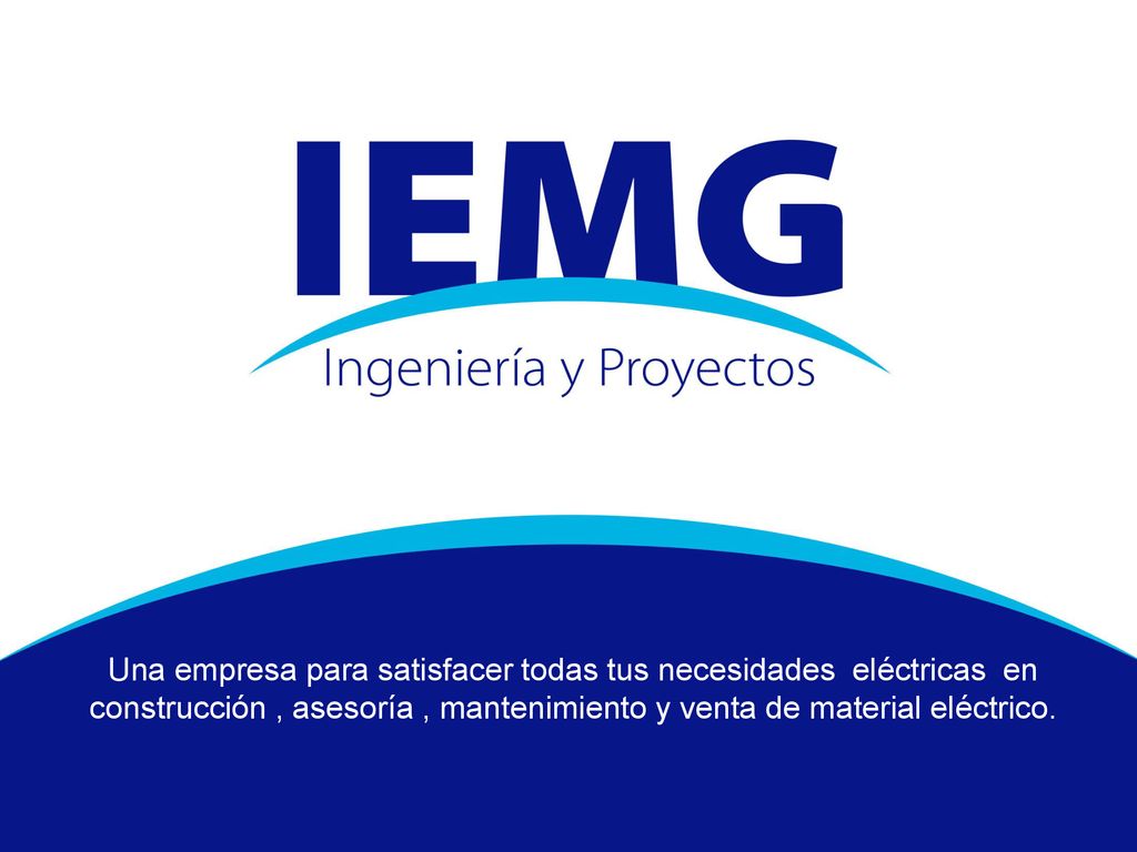 Una empresa para satisfacer todas tus necesidades eléctricas en construcción , asesoría , mantenimiento y venta de material eléctrico.
