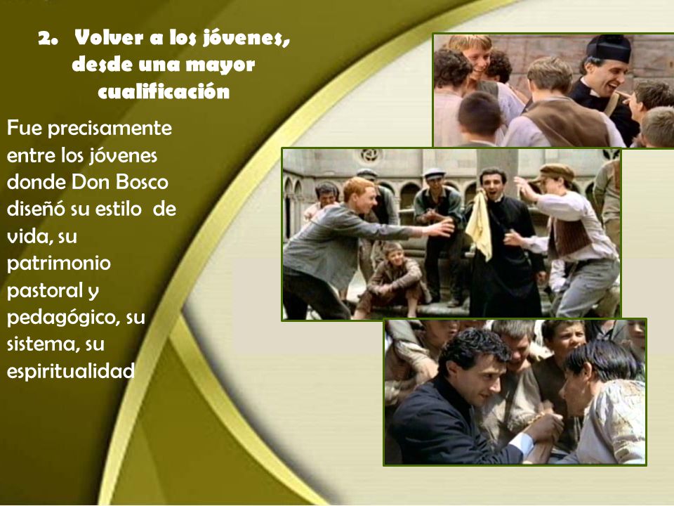 2. Volver a los jóvenes, desde una mayor cualificación