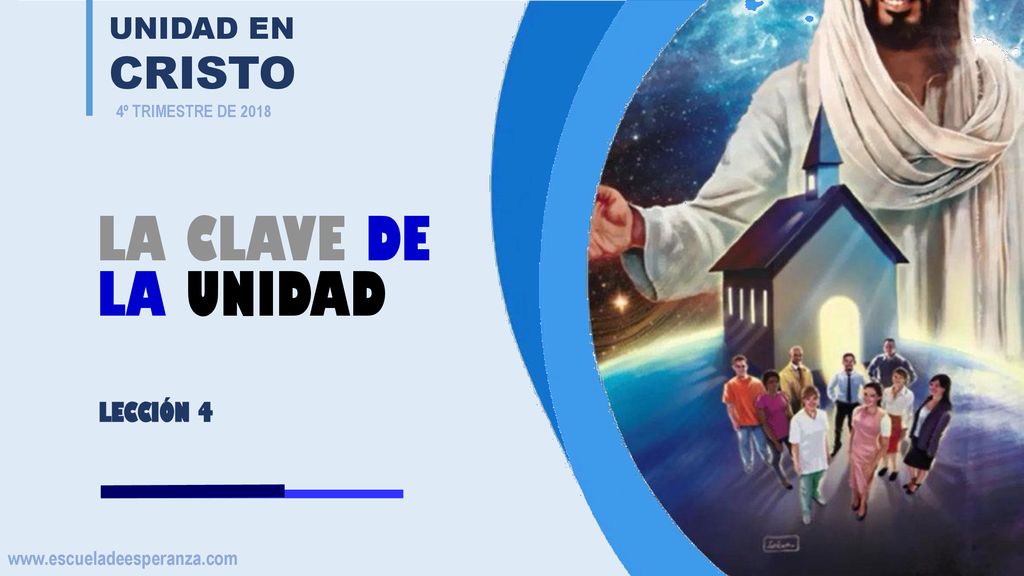 LA CLAVE DE LA UNIDAD UNIDAD EN CRISTO LECCIÓN 4