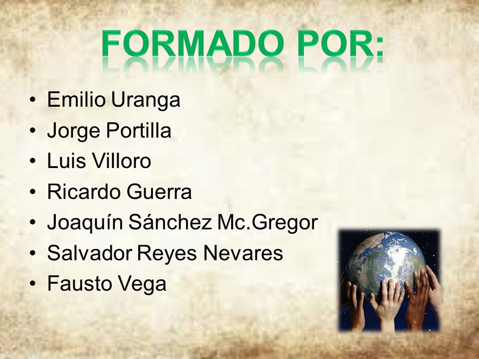 FORMADO POR: Emilio Uranga Jorge Portilla Luis Villoro Ricardo Guerra