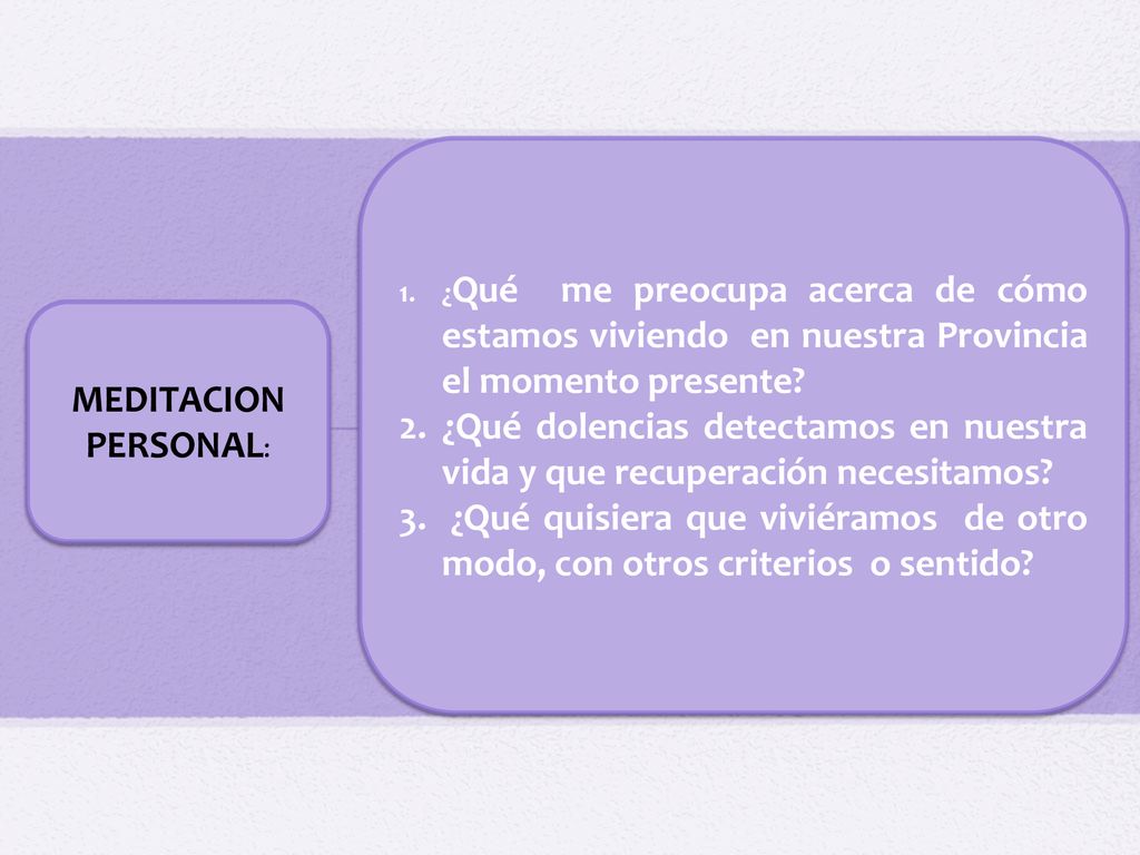 ¿Qué me preocupa acerca de cómo estamos viviendo en nuestra Provincia el momento presente