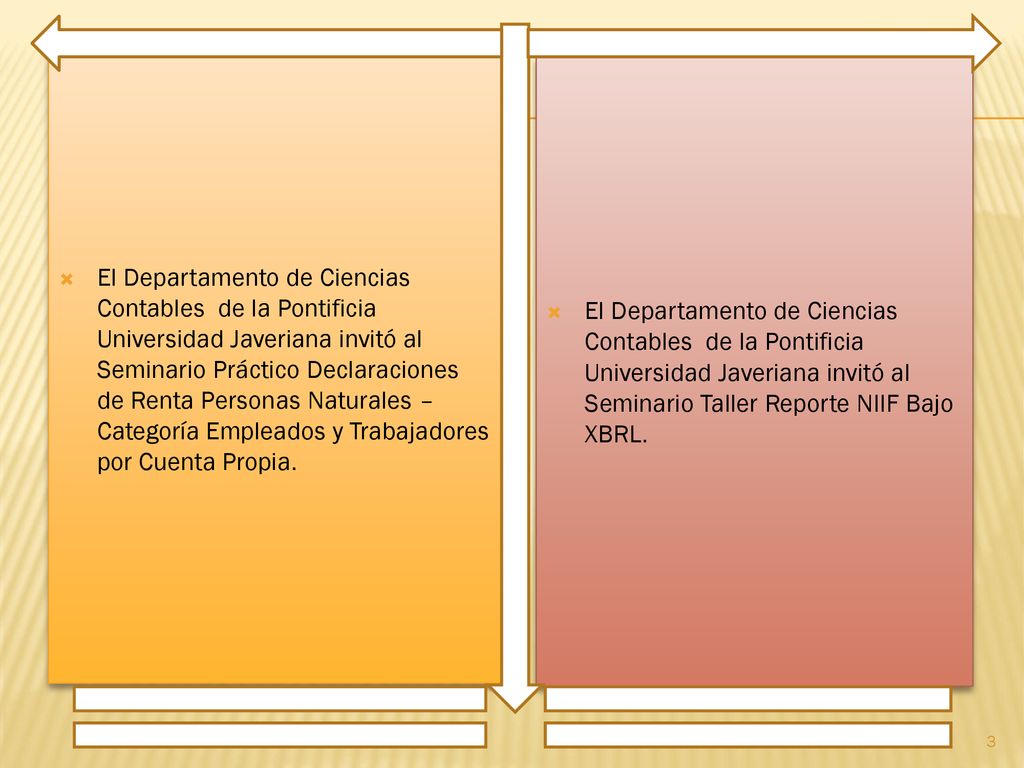 El Departamento de Ciencias Contables de la Pontificia Universidad Javeriana invitó al Seminario Práctico Declaraciones de Renta Personas Naturales – Categoría Empleados y Trabajadores por Cuenta Propia.