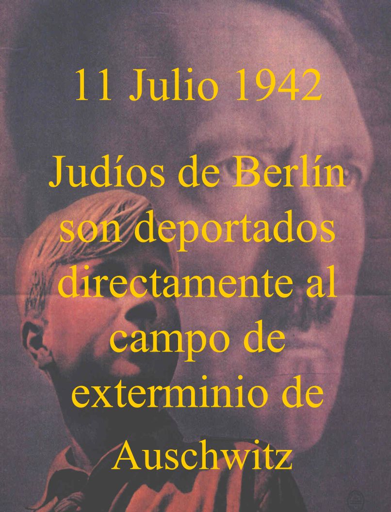 Judíos de Berlín son deportados directamente al campo de exterminio de