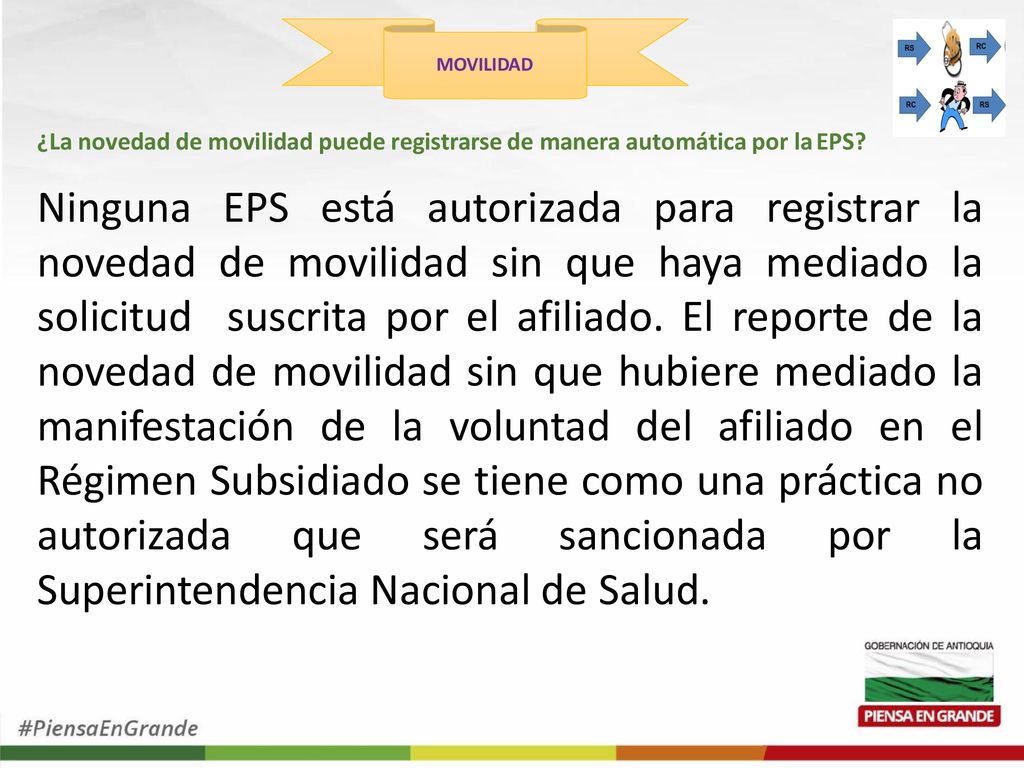 MOVILIDAD ¿La novedad de movilidad puede registrarse de manera automática por la EPS