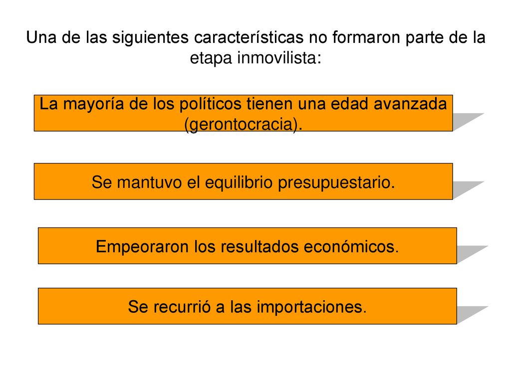 La mayoría de los políticos tienen una edad avanzada (gerontocracia).