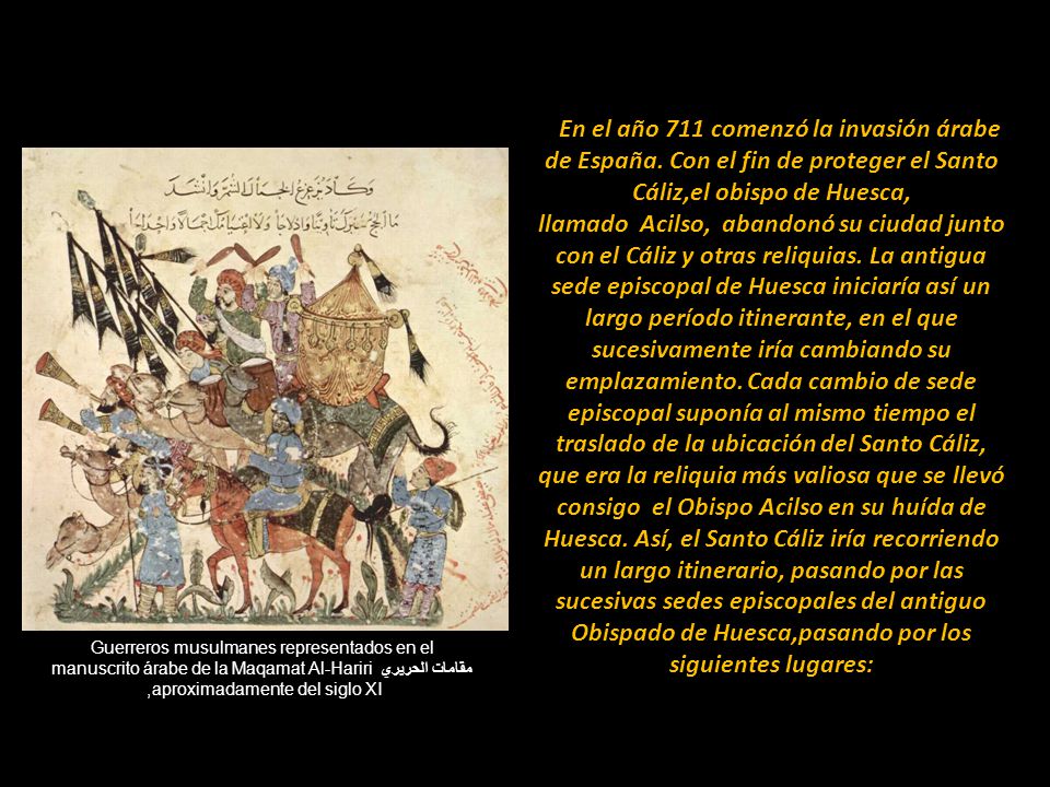 En el año 711 comenzó la invasión árabe de España