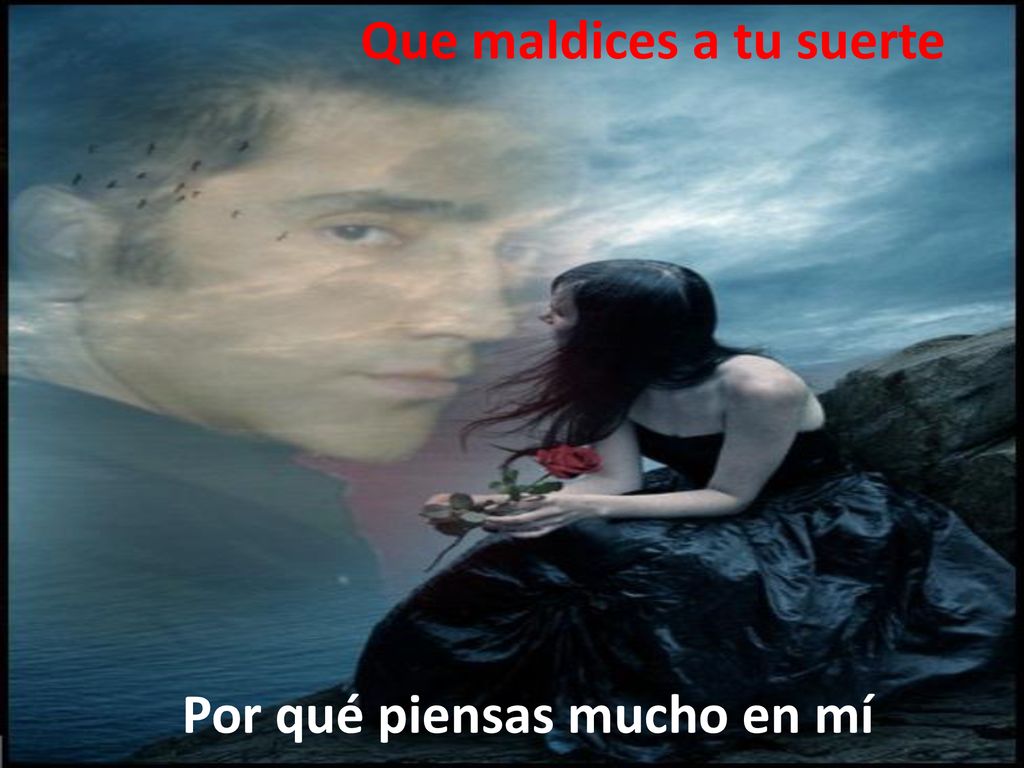 Que maldices a tu suerte Por qué piensas mucho en mí