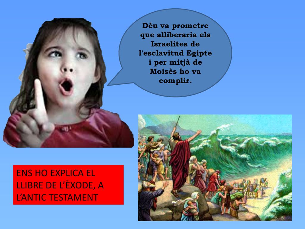 ENS HO EXPLICA EL LLIBRE DE L’ÈXODE, A L’ANTIC TESTAMENT