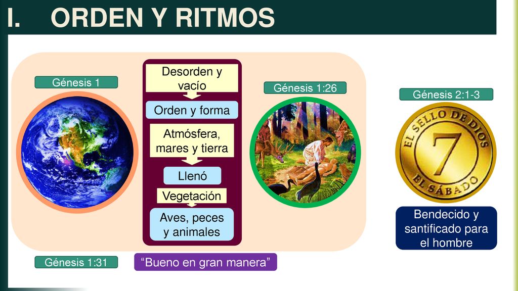 ORDEN Y RITMOS Desorden y vacío Orden y forma