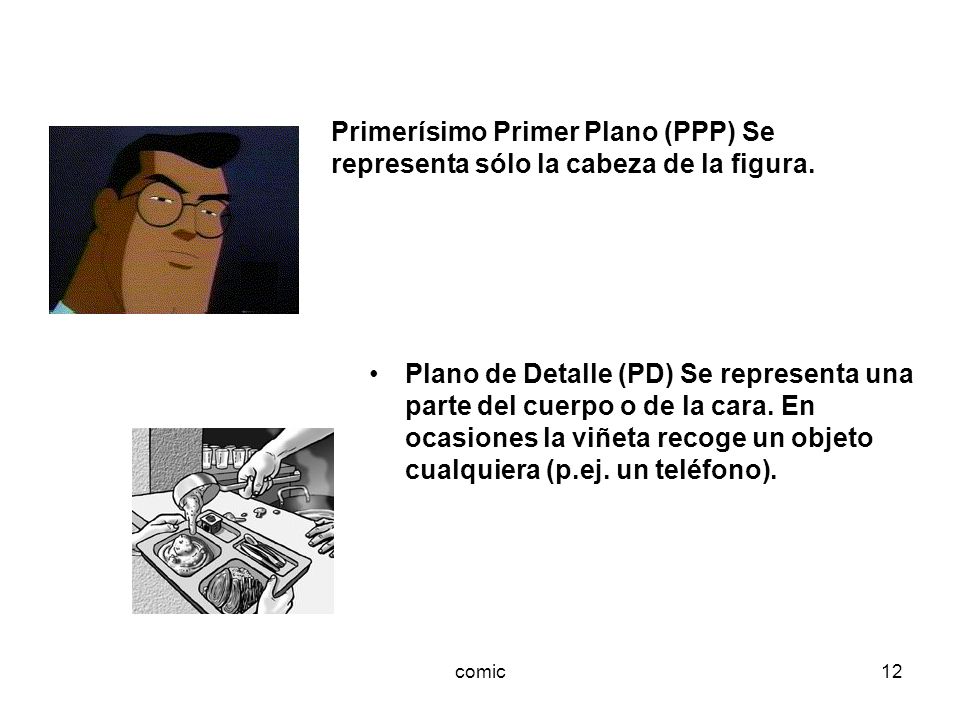 Primerísimo Primer Plano (PPP) Se representa sólo la cabeza de la figura.