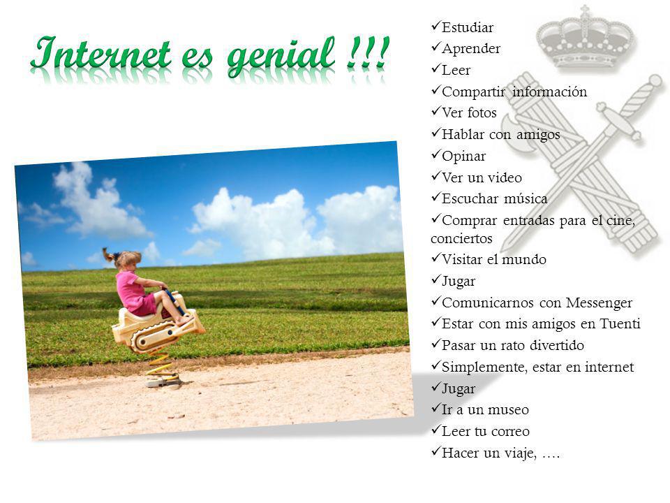 Internet es genial !!! Estudiar Aprender Leer Compartir información