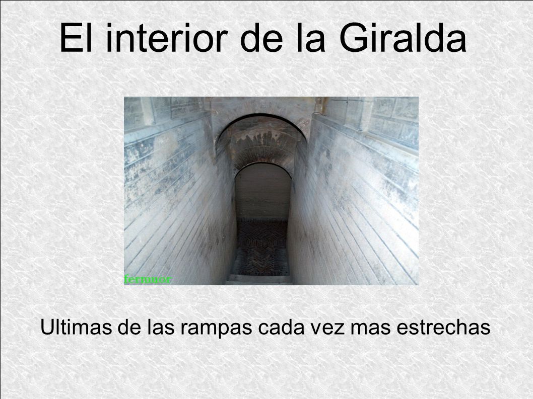 Ultimas de las rampas cada vez mas estrechas