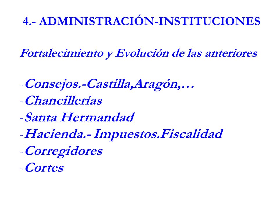 4.- ADMINISTRACIÓN-INSTITUCIONES