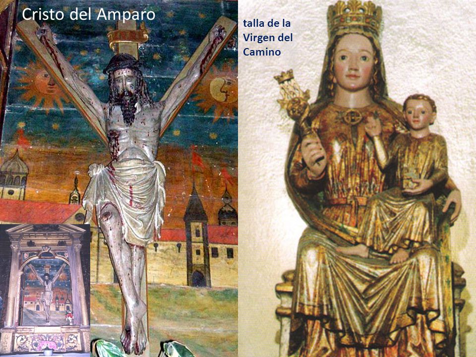 Cristo del Amparo talla de la Virgen del Camino