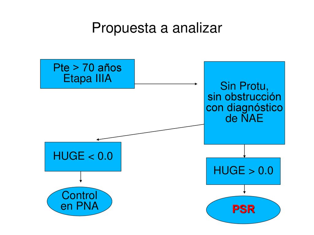 Propuesta a analizar Pte > 70 años Etapa IIIA Sin Protu,