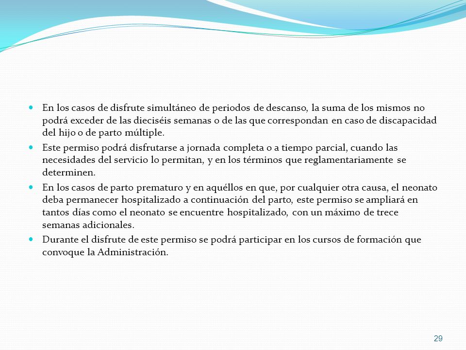 En los casos de disfrute simultáneo de periodos de descanso, la suma de los mismos no podrá exceder de las dieciséis semanas o de las que correspondan en caso de discapacidad del hijo o de parto múltiple.