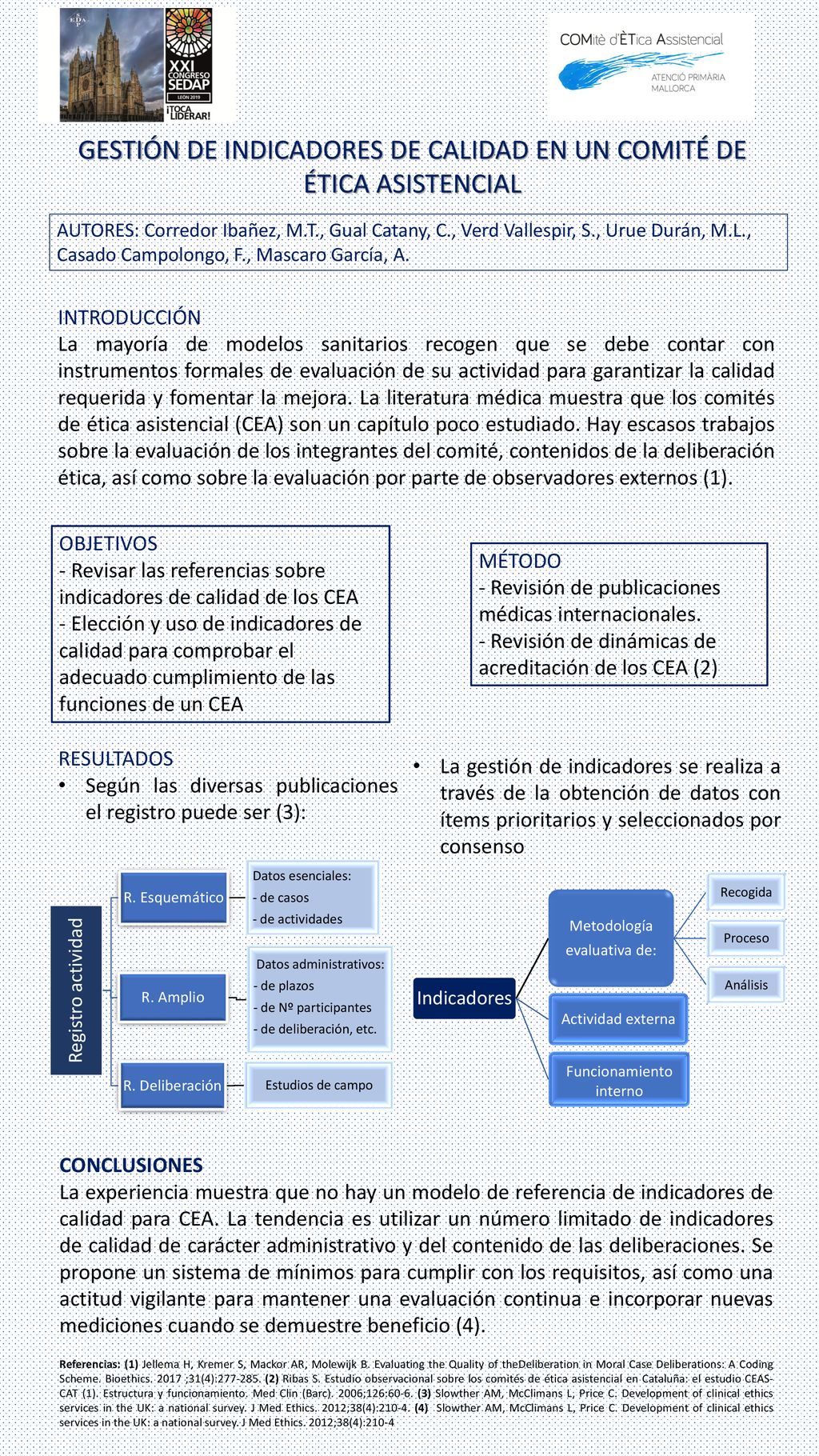 GESTIÓN DE INDICADORES DE CALIDAD EN UN COMITÉ DE ÉTICA ASISTENCIAL