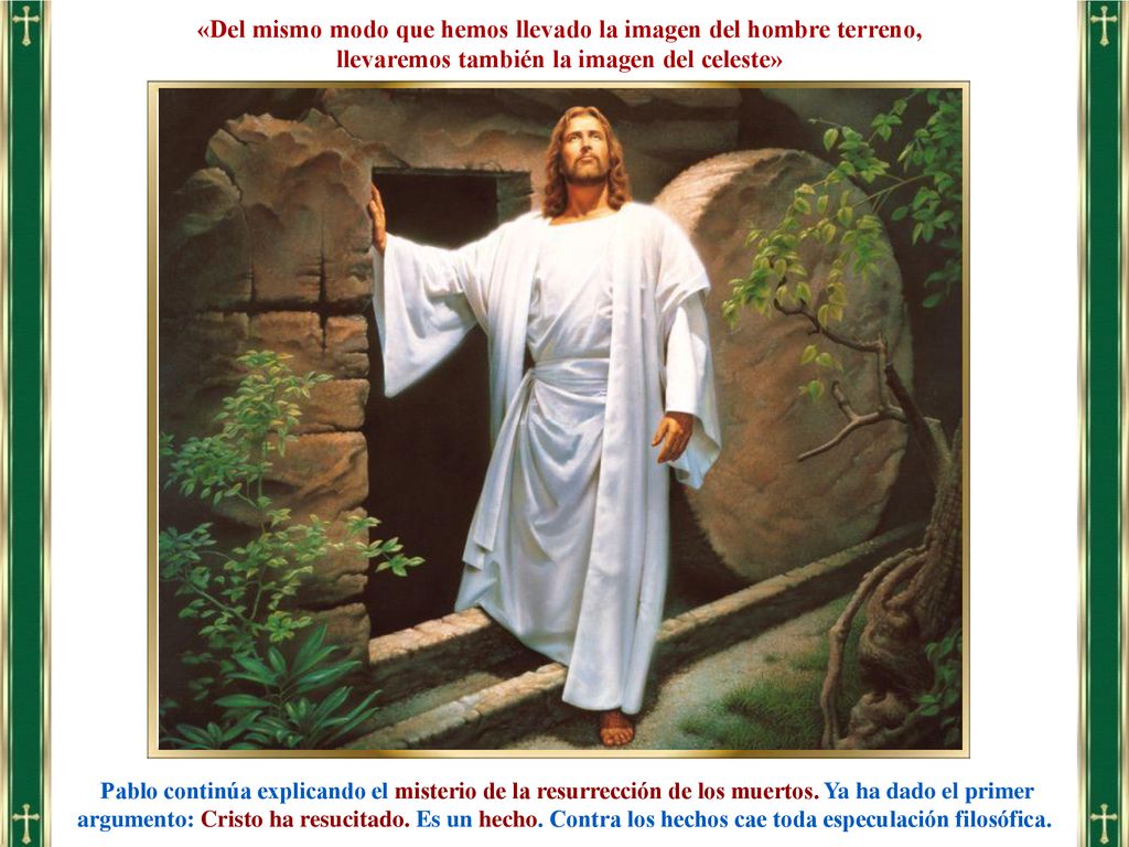 «Del mismo modo que hemos llevado la imagen del hombre terreno,