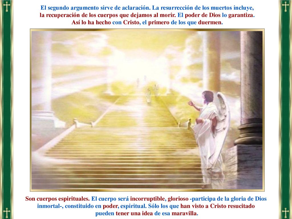 Así lo ha hecho con Cristo, el primero de los que duermen.