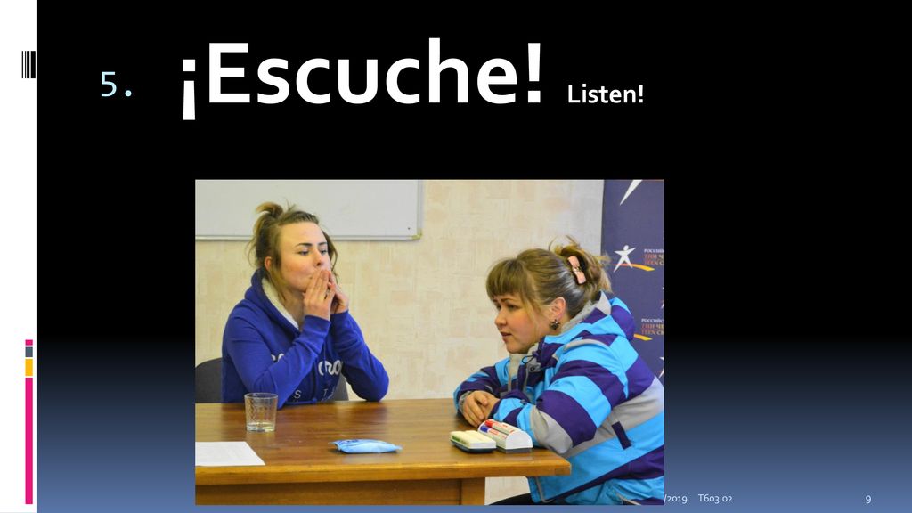 ¡Escuche! Listen! 5. Intro to Counseling in TC 06/2019 T603.02