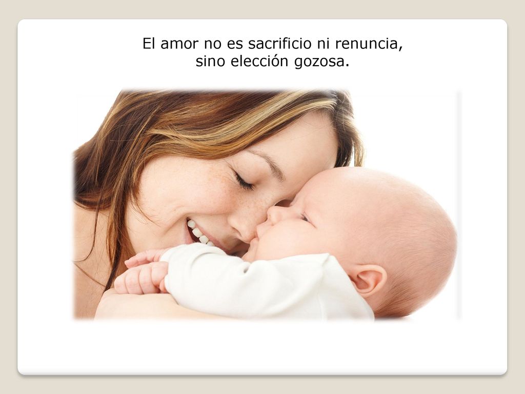 El amor no es sacrificio ni renuncia, sino elección gozosa.