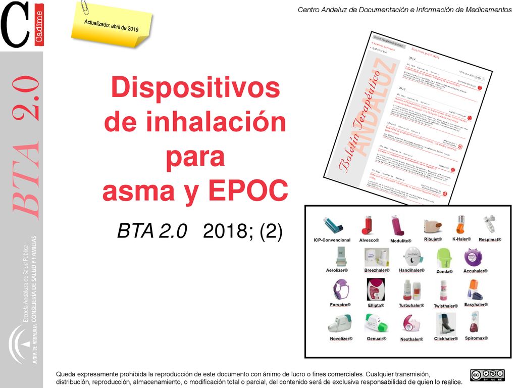 Dispositivos de inhalación para asma y EPOC BTA ; (2)
