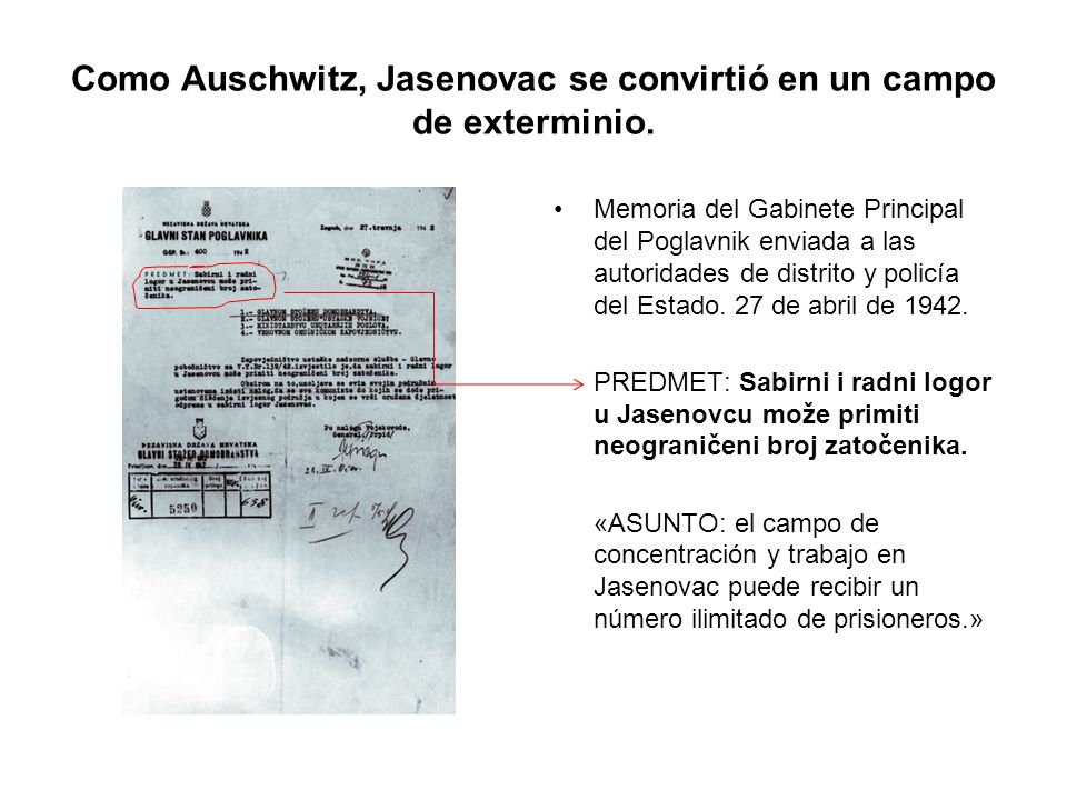 Como Auschwitz, Jasenovac se convirtió en un campo de exterminio.