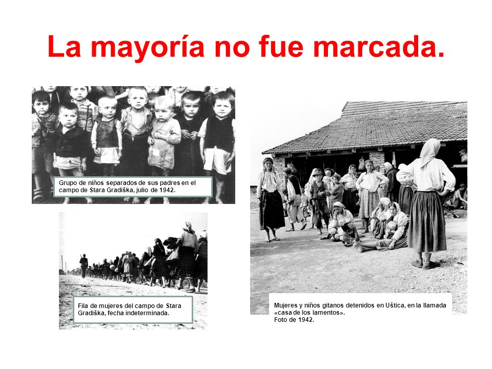 La mayoría no fue marcada.