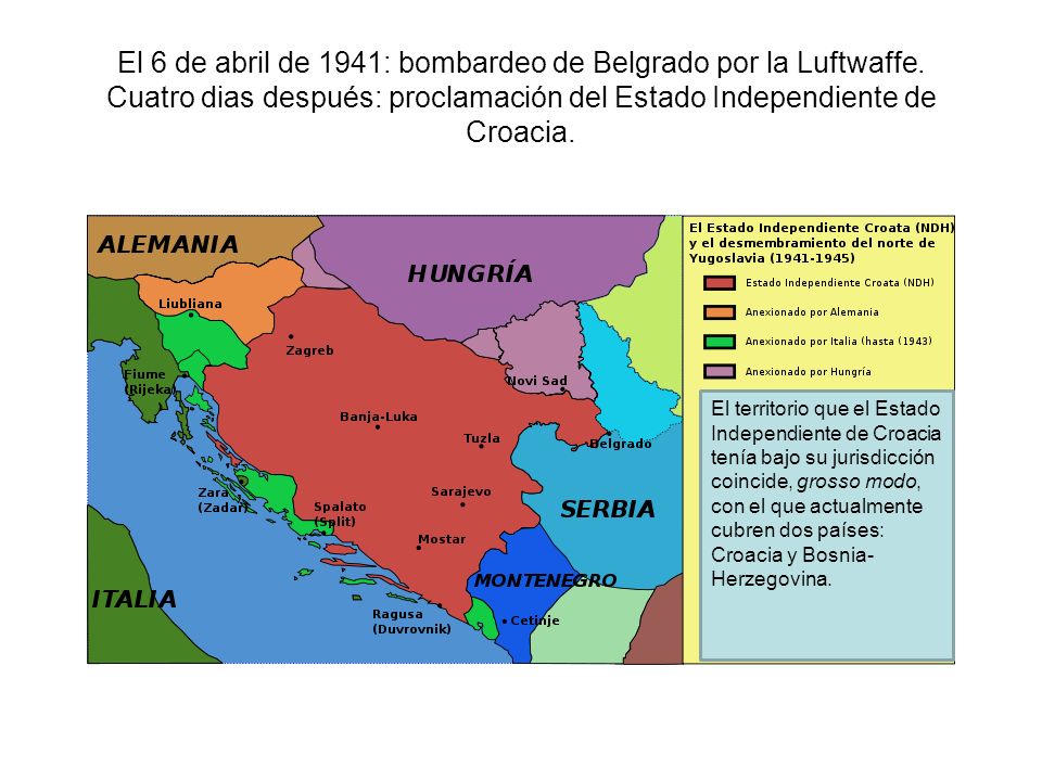 El 6 de abril de 1941: bombardeo de Belgrado por la Luftwaffe