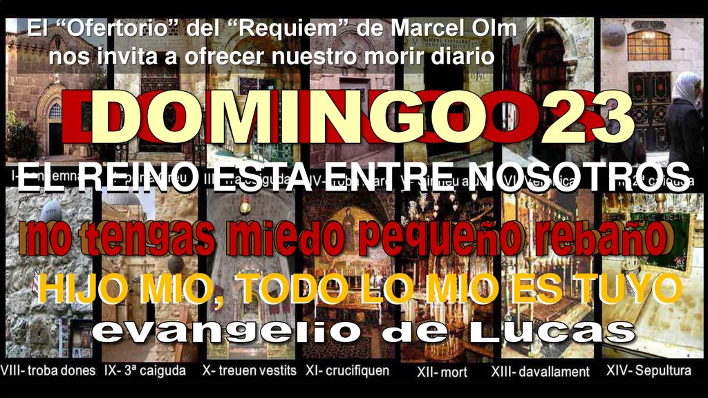 EL REINO ESTA ENTRE NOSOTROS EL REINO ESTA ENTRE NOSOTROS