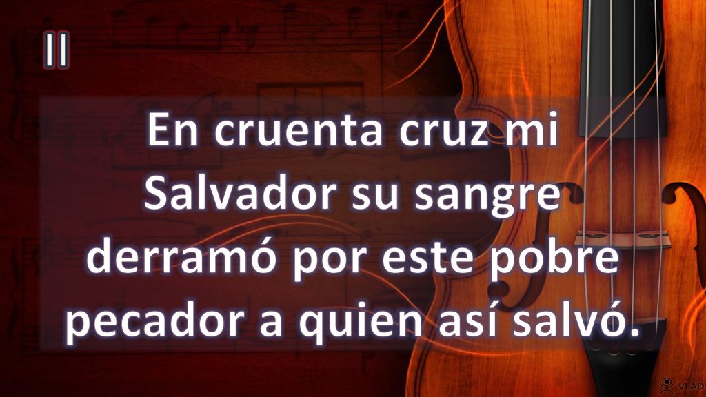 II En cruenta cruz mi Salvador su sangre derramó por este pobre pecador a quien así salvó.