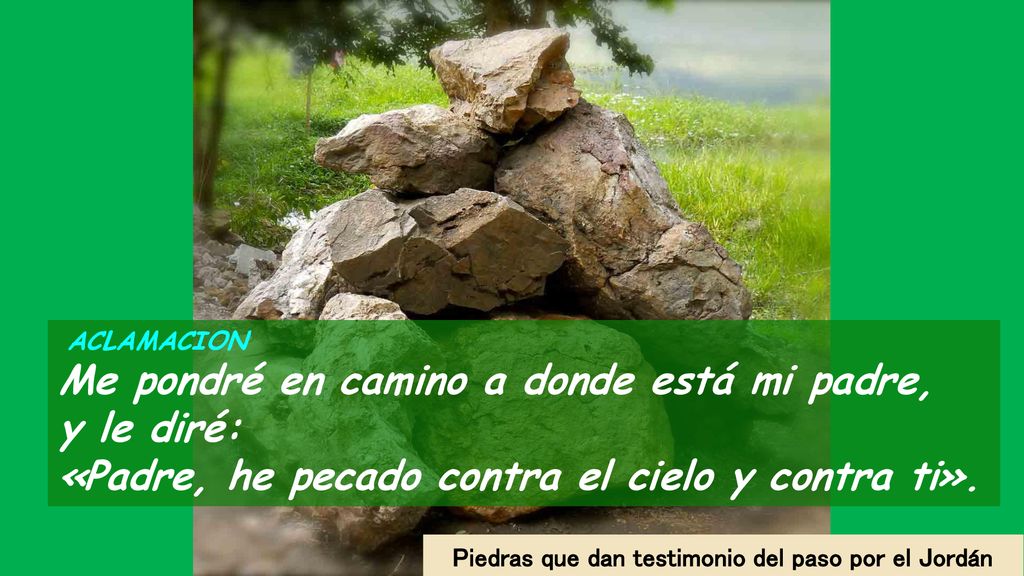 Piedras que dan testimonio del paso por el Jordán