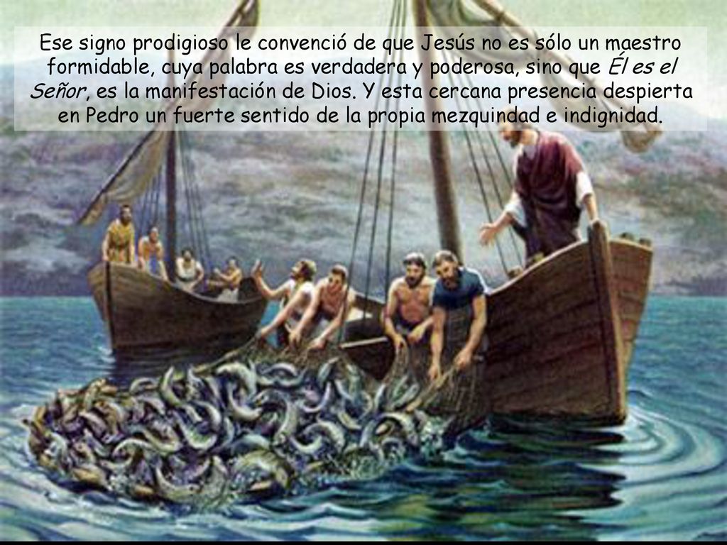Ese signo prodigioso le convenció de que Jesús no es sólo un maestro formidable, cuya palabra es verdadera y poderosa, sino que Él es el Señor, es la manifestación de Dios.