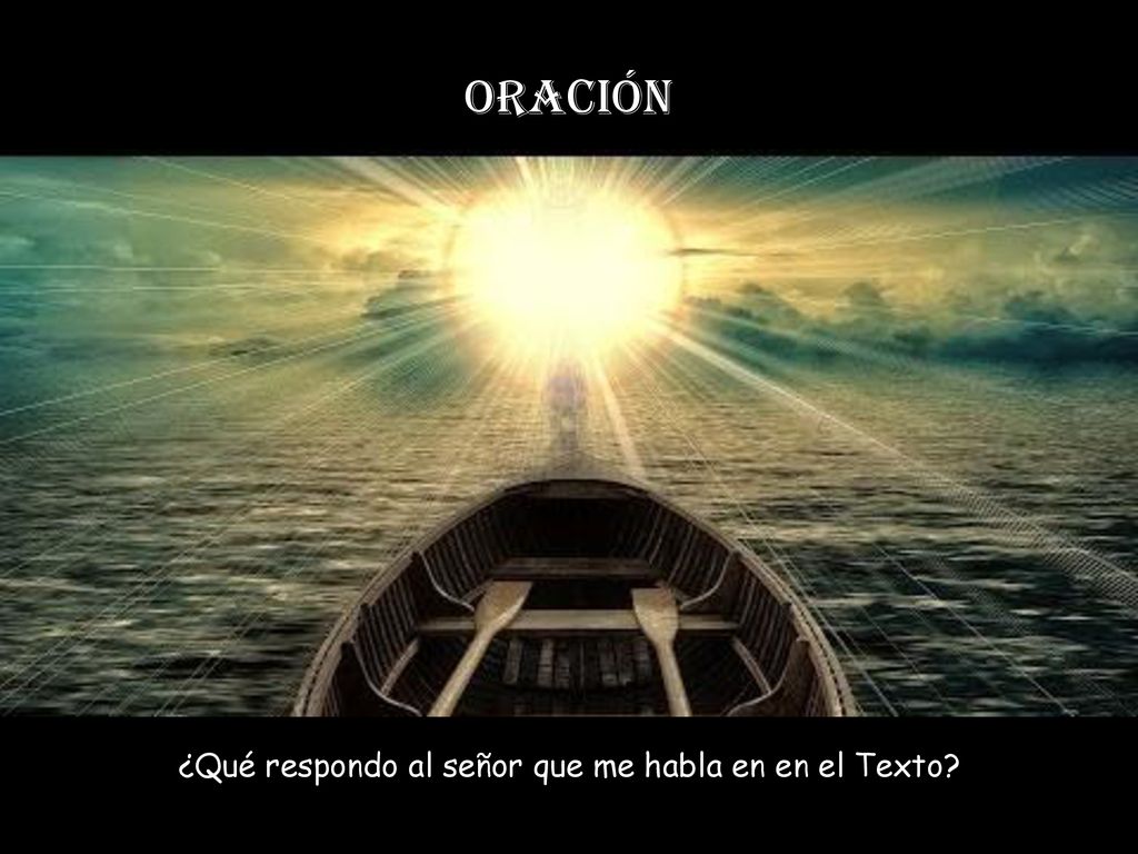 ¿Qué respondo al señor que me habla en en el Texto