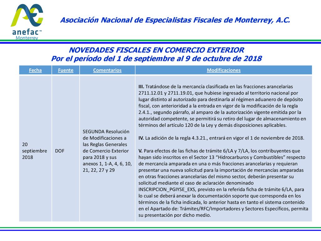 Asociación Nacional de Especialistas Fiscales de Monterrey, A.C.