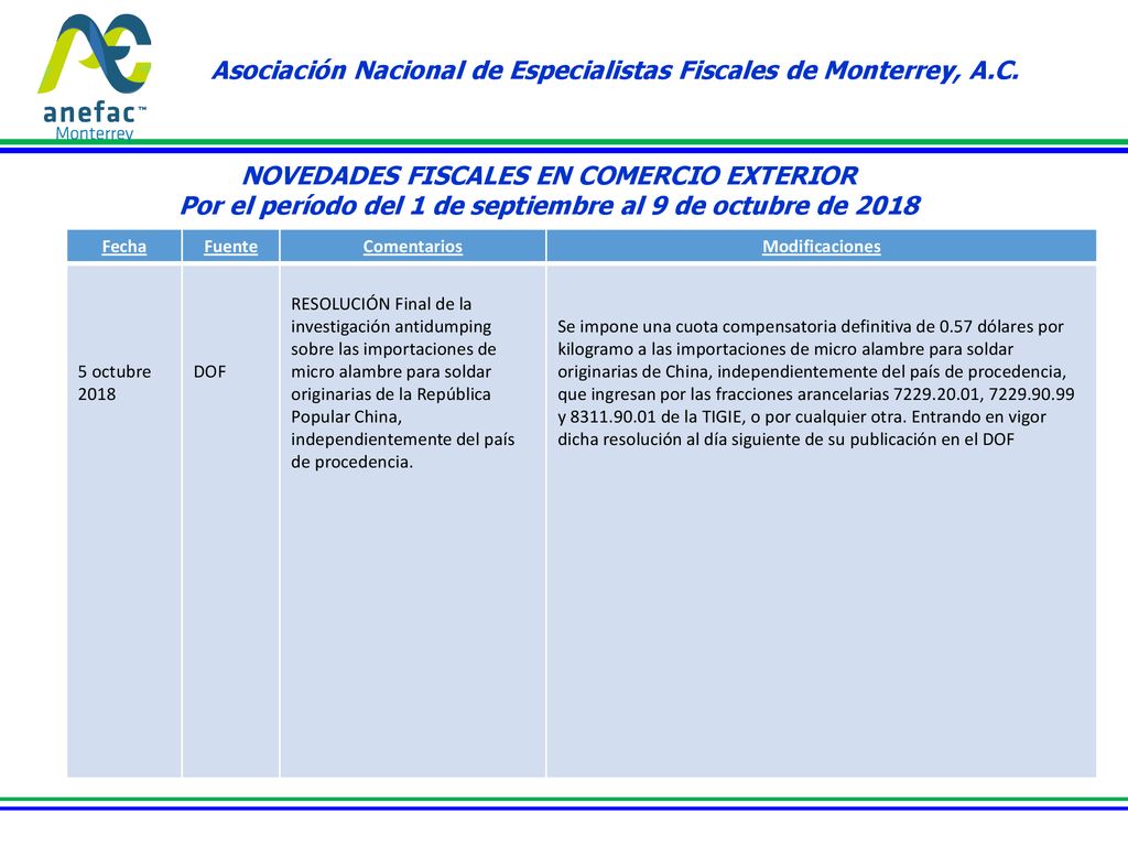 Asociación Nacional de Especialistas Fiscales de Monterrey, A.C.
