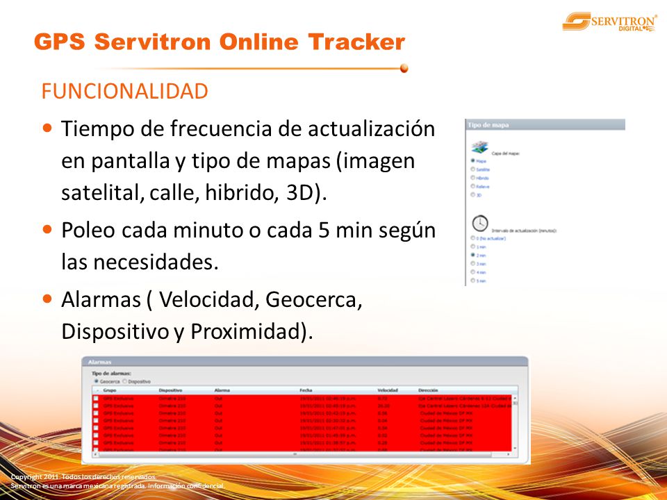 GPS Servitron Online Tracker