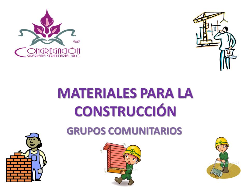 MATERIALES PARA LA CONSTRUCCIÓN