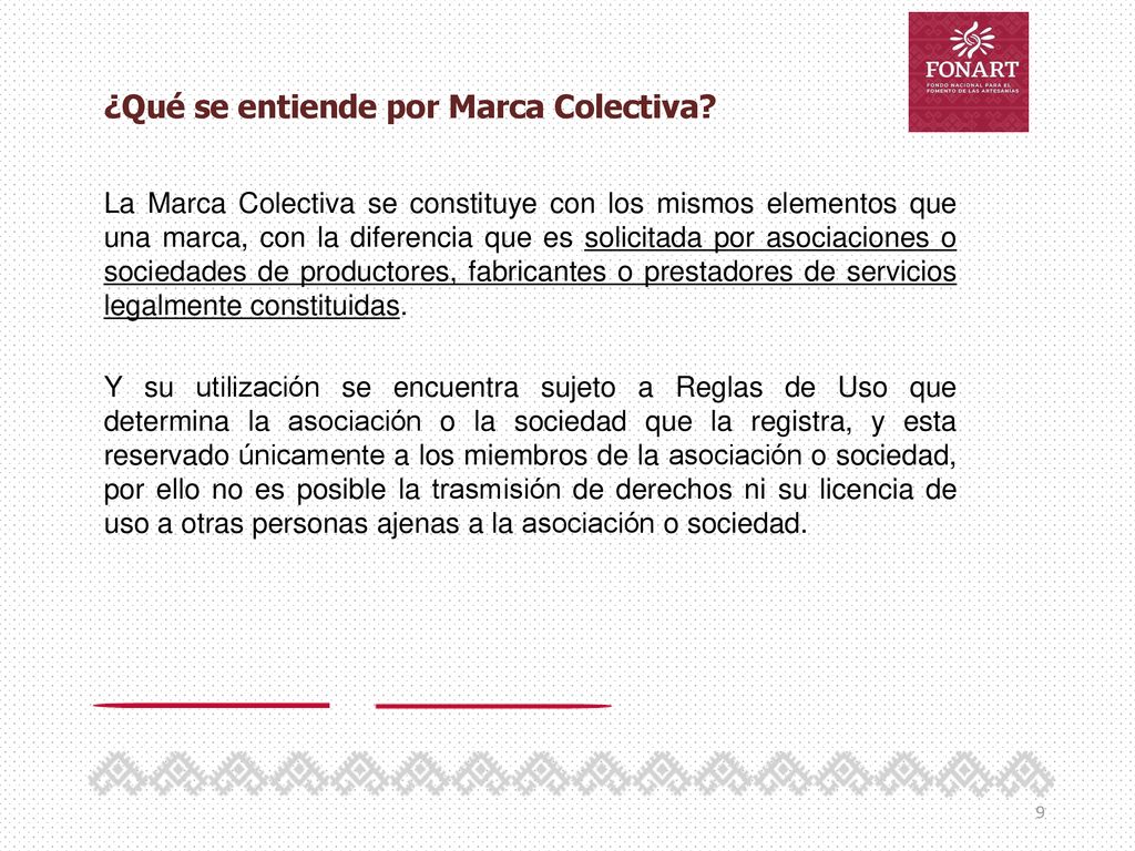 ¿Qué se entiende por Marca Colectiva