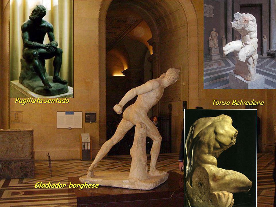 Pugilista sentado Torso Belvedere Gladiador borghese