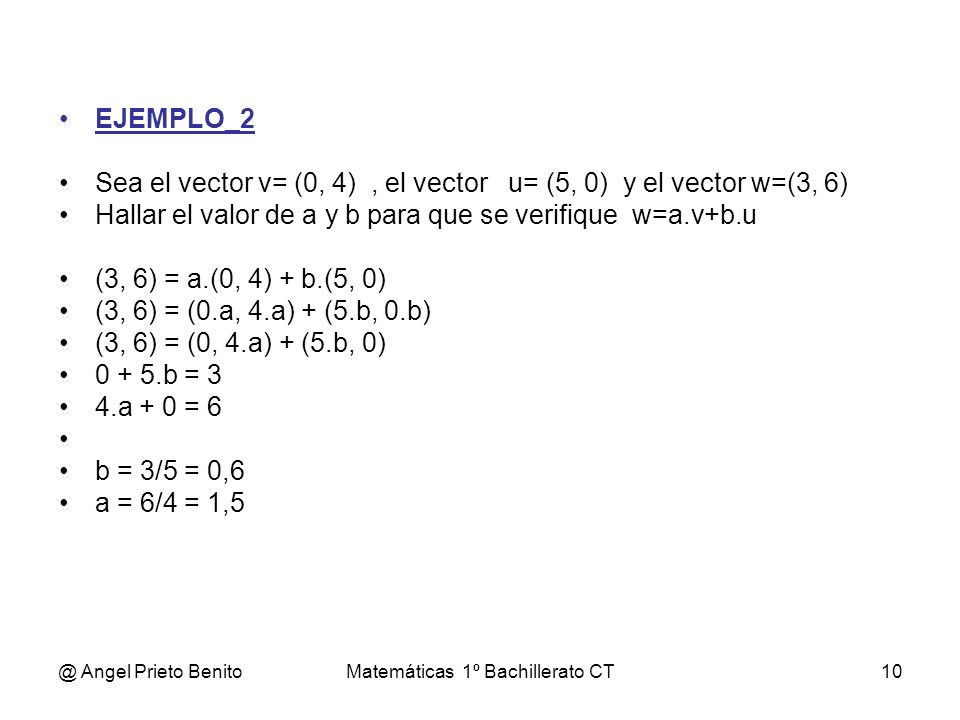 Matemáticas 1º Bachillerato CT