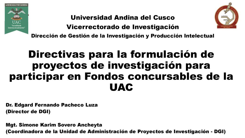 Universidad Andina Del Cusco Ppt Descargar