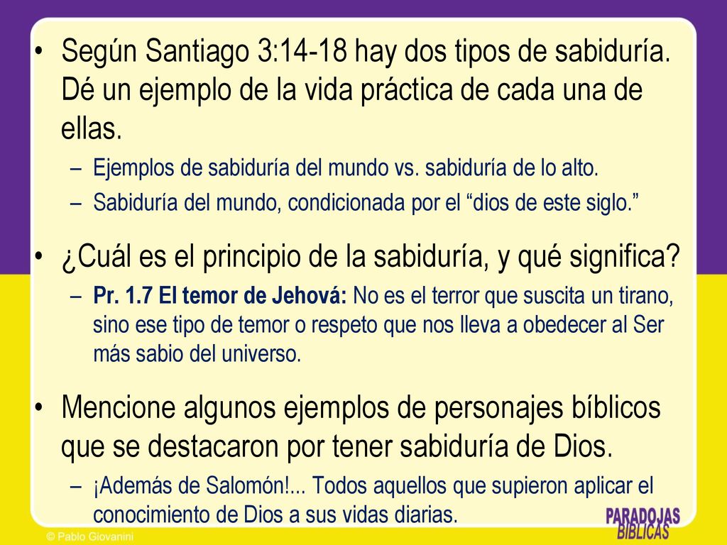 ¿Cuál es el principio de la sabiduría, y qué significa