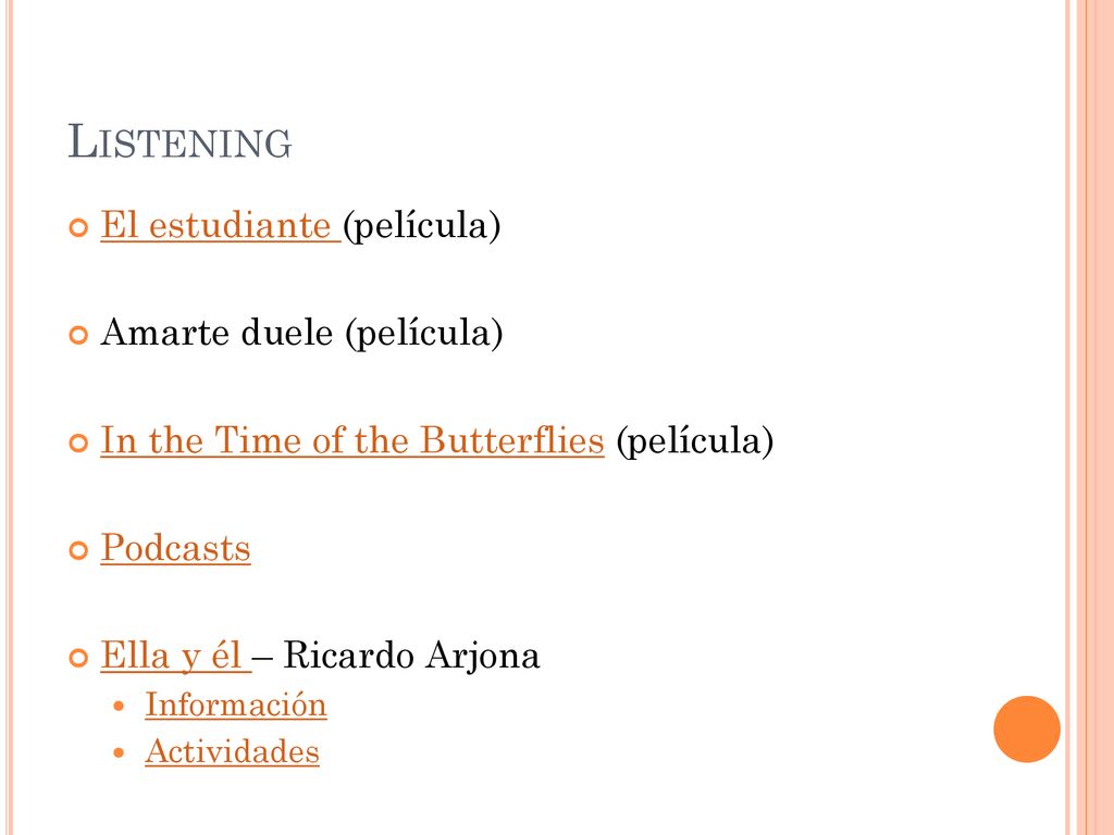 Listening El estudiante (película) Amarte duele (película)