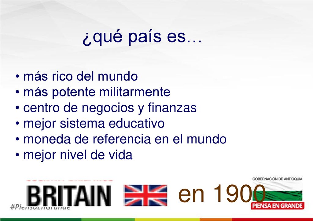 en 1900 ¿qué país es… más rico del mundo más potente militarmente